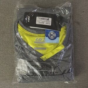 Gray and Yellow LG Men's Shirt